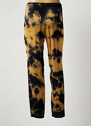 Pantalon droit taille élastique taille normale bleu LAUREN VIDAL femme