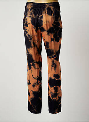 Pantalon droit taille élastique taille normale marron LAUREN VIDAL femme