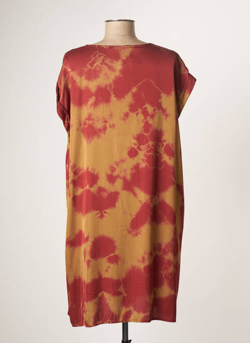 Robe mi-longue rouge LAUREN VIDAL pour femme