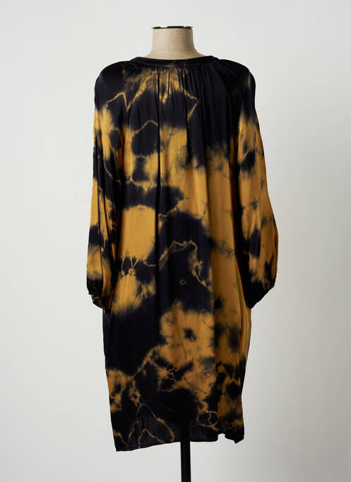 Robe mi-longue beige LAUREN VIDAL pour femme