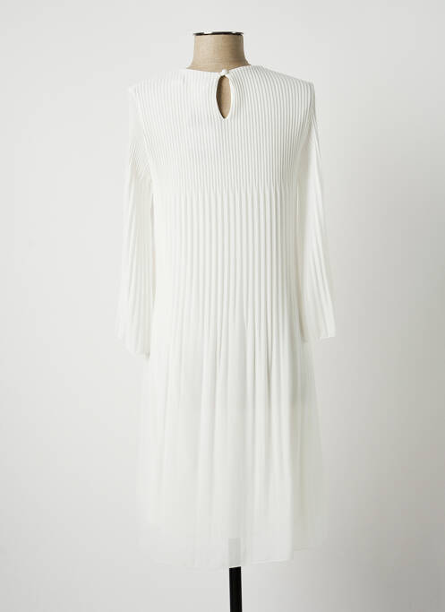 Robe mi-longue blanc LAUREN VIDAL pour femme