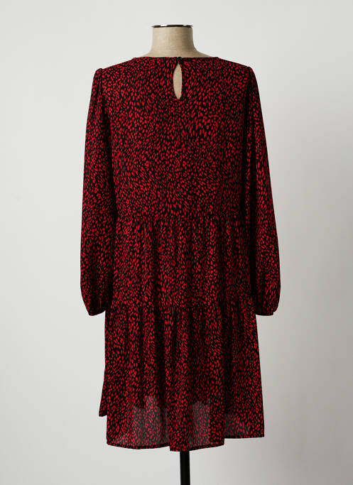 Robe mi-longue rouge LAUREN VIDAL pour femme