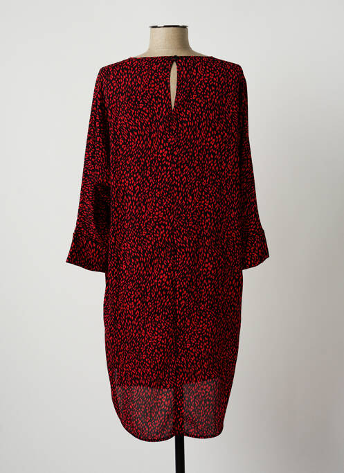Robe mi-longue rouge LAUREN VIDAL pour femme