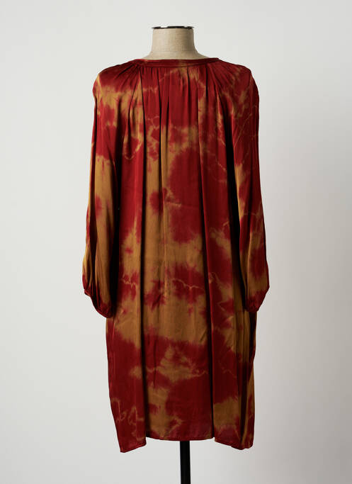 Robe mi-longue rouge LAUREN VIDAL pour femme