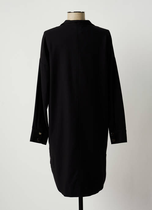 Robe mi-longue noir LAUREN VIDAL pour femme