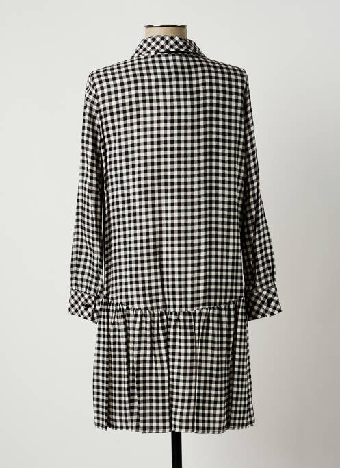 Robe mi-longue noir LAUREN VIDAL pour femme