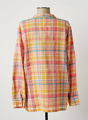 Blouse manches longues manches longues orange LAUREN VIDAL femme