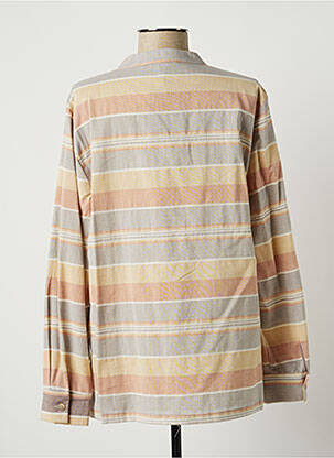 Blouse tissage popeline manches longues gris LAUREN VIDAL femme