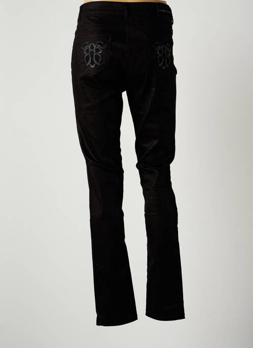 Pantalon slim noir LAUREN VIDAL pour femme