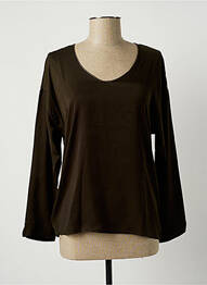 T-shirt manches longues manches longues vert LAUREN VIDAL femme