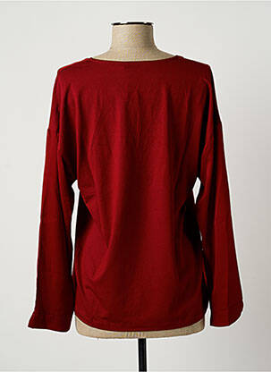 T-shirt manches longues manches longues rouge LAUREN VIDAL femme