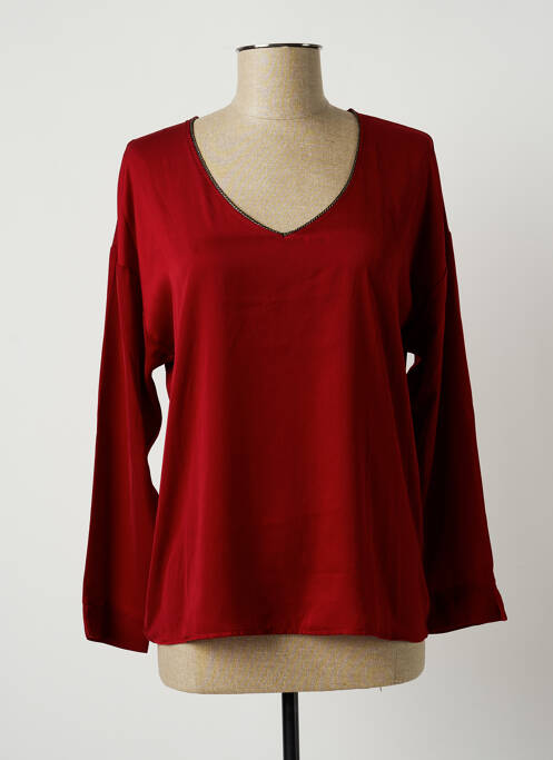 T-shirt rouge LAUREN VIDAL pour femme