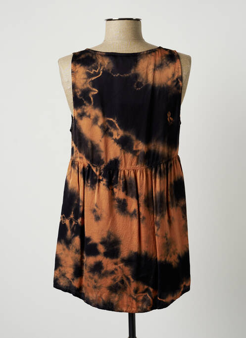 Tunique sans manche orange LAUREN VIDAL pour femme