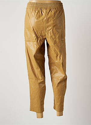 Pantalon 7/8 taille haute taille haute marron LAUREN VIDAL femme