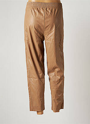 Pantalon 7/8 taille haute taille haute marron LAUREN VIDAL femme