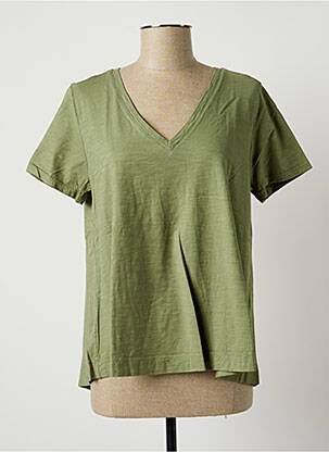 T-shirt vert LAUREN VIDAL pour femme