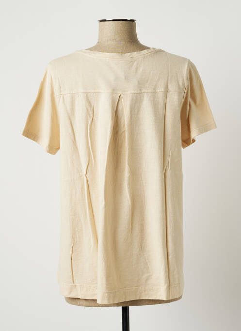 T-shirt beige LAUREN VIDAL pour femme