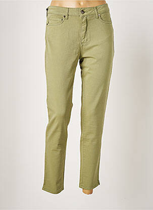 Pantalon slim stretch taille normale vert FIVE femme