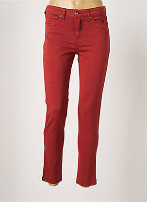 Pantalon slim stretch taille normale orange FIVE femme