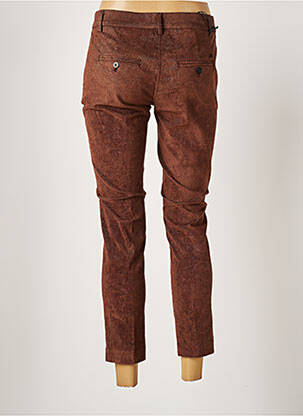Pantalon 7/8 stretch taille normale marron MASON'S femme