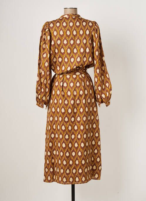 Robe longue marron HARTFORD pour femme