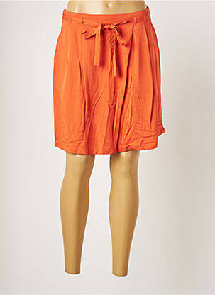 Jupe courte poches orange VILA femme