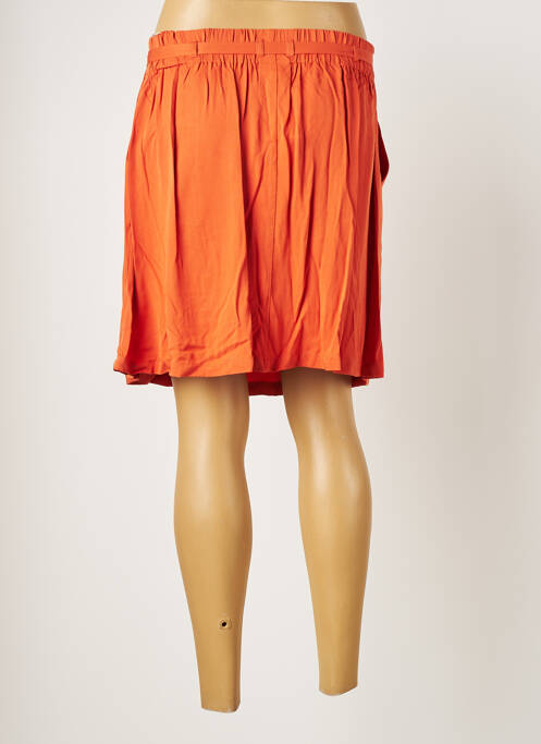Jupe courte orange VILA pour femme