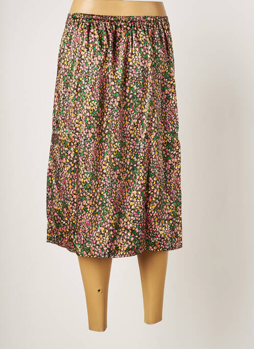 Jupe mi-longue noir VILA pour femme