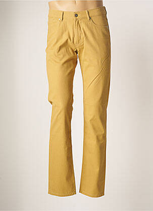 Jeans coupe droite jaune SAINT HILAIRE pour homme