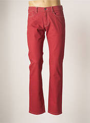 Jeans coupe droite rouge SAINT HILAIRE pour homme seconde vue