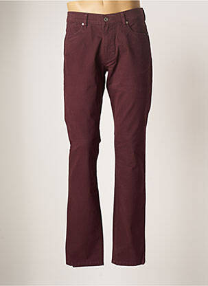 Pantalon droit violet SAINT HILAIRE pour homme
