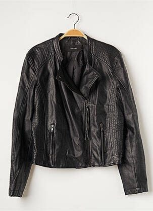 Veste simili cuir noir VERO MODA pour femme