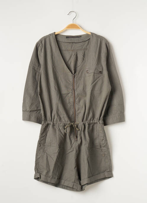 Combishort poches manches 3/4 vert FREEMAN T.PORTER femme