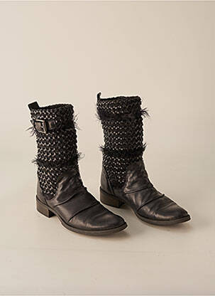 Bottines/boots bout pointu talon de 4 à 6cm noir FRANCE MODE femme