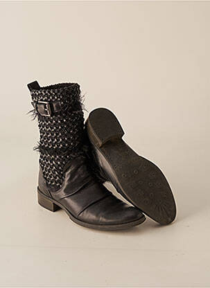 Bottines/boots bout pointu talon de 4 à 6cm noir FRANCE MODE femme