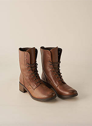 Bottines/Boots marron MELINE pour femme
