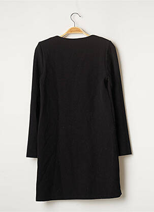 Robe courte manches longues manches longues noir LOUIZON femme
