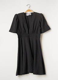Robe mi-longue manches courtes manches courtes noir MAISON CLICHÉE femme