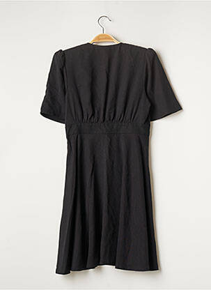 Robe mi-longue manches courtes manches courtes noir MAISON CLICHÉE femme