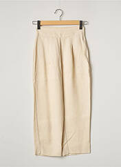Pantalon 7/8 beige NICE THINGS pour femme seconde vue