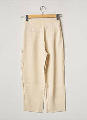 Pantalon 7/8 beige NICE THINGS pour femme seconde vue