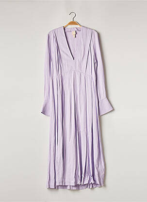 Robe longue violet HAMAKI-HO pour femme