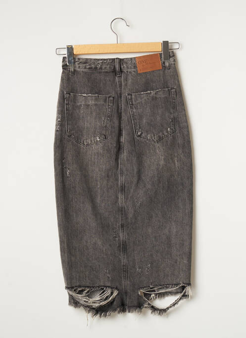 Jupe mi-longue gris ONE TEASPOON pour femme