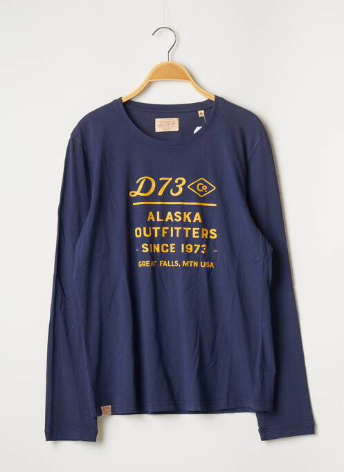 T-shirt bleu D73 pour homme