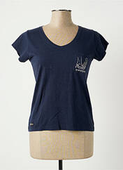 T-shirt bleu D73 pour femme seconde vue
