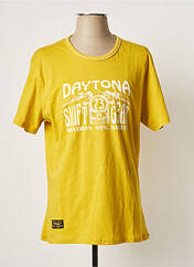 T-shirt jaune DAYTONA pour homme seconde vue