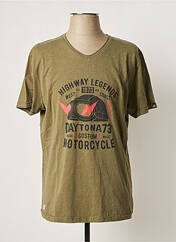 T-shirt vert DAYTONA pour homme seconde vue