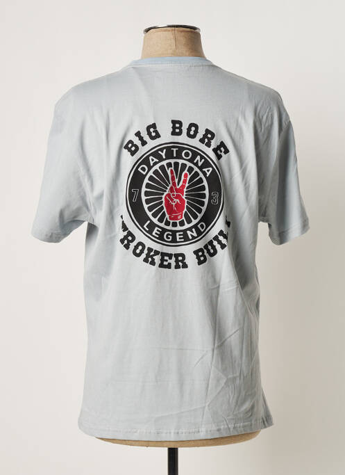 T-shirt bleu DAYTONA pour homme