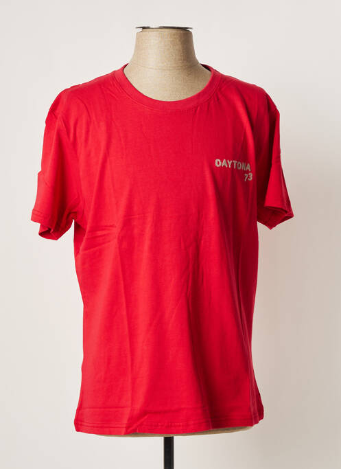 T-shirt rouge DAYTONA pour homme