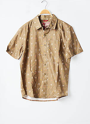 Chemise manches courtes poches poitrine vert IRON AND RESIN homme